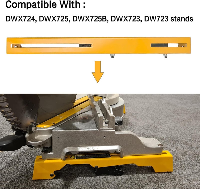 sanbaiyi Miter Saw Mounting Brackets N087371 DW7231 use for Dewalt's DW723, DWX723, DWX724, and DWX725 DWX725B Heavy Duty Miter Saw. (2 pack) Yellow, Large - Image 4